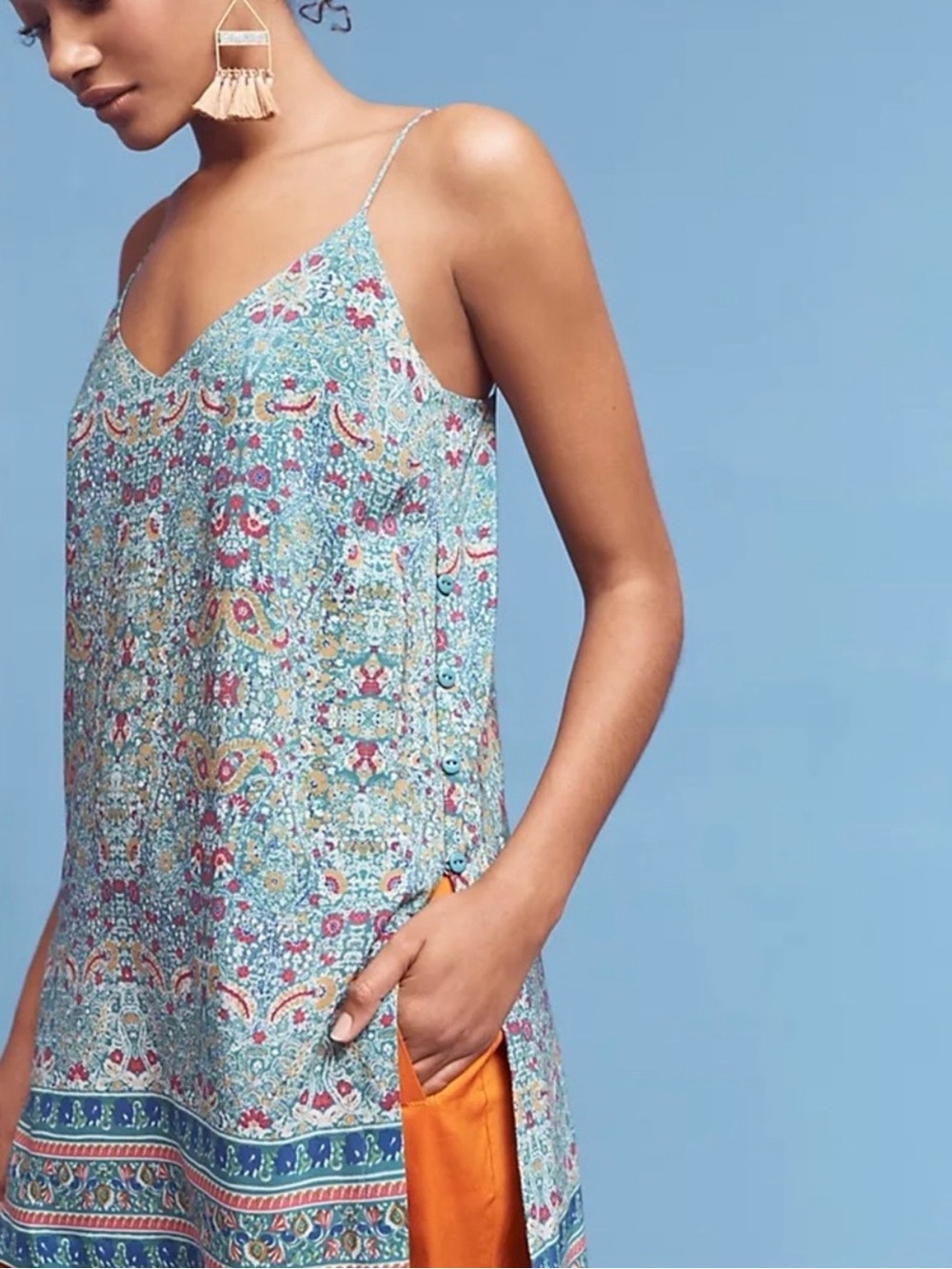 NWT Anthropologie Maeve Strappy Tunic Camisole Tank Top 10 - Picture 2 of 9